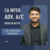 CA Inter Adv. Accounts | Regular Batch By CA Aakash Kandoi | For Jan 26 & May 26 Exams
